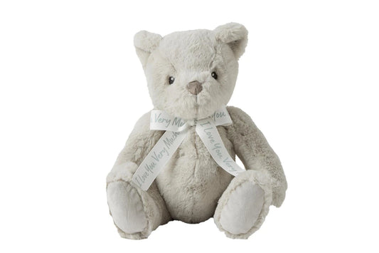 Jiggle &amp; Giggle I Love You Very Much Grey Bear Medium 30cm