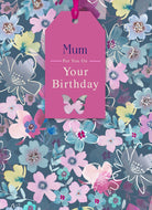 Mum Traditional Gift Tag Floral Pattern