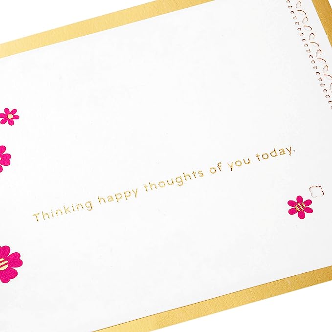 Hallmark Signature Paper Wonder Pop Up Card, Happy Thoughts Bouquet