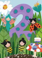 Cute Bugs And Bees Dancing 2nd Birthday