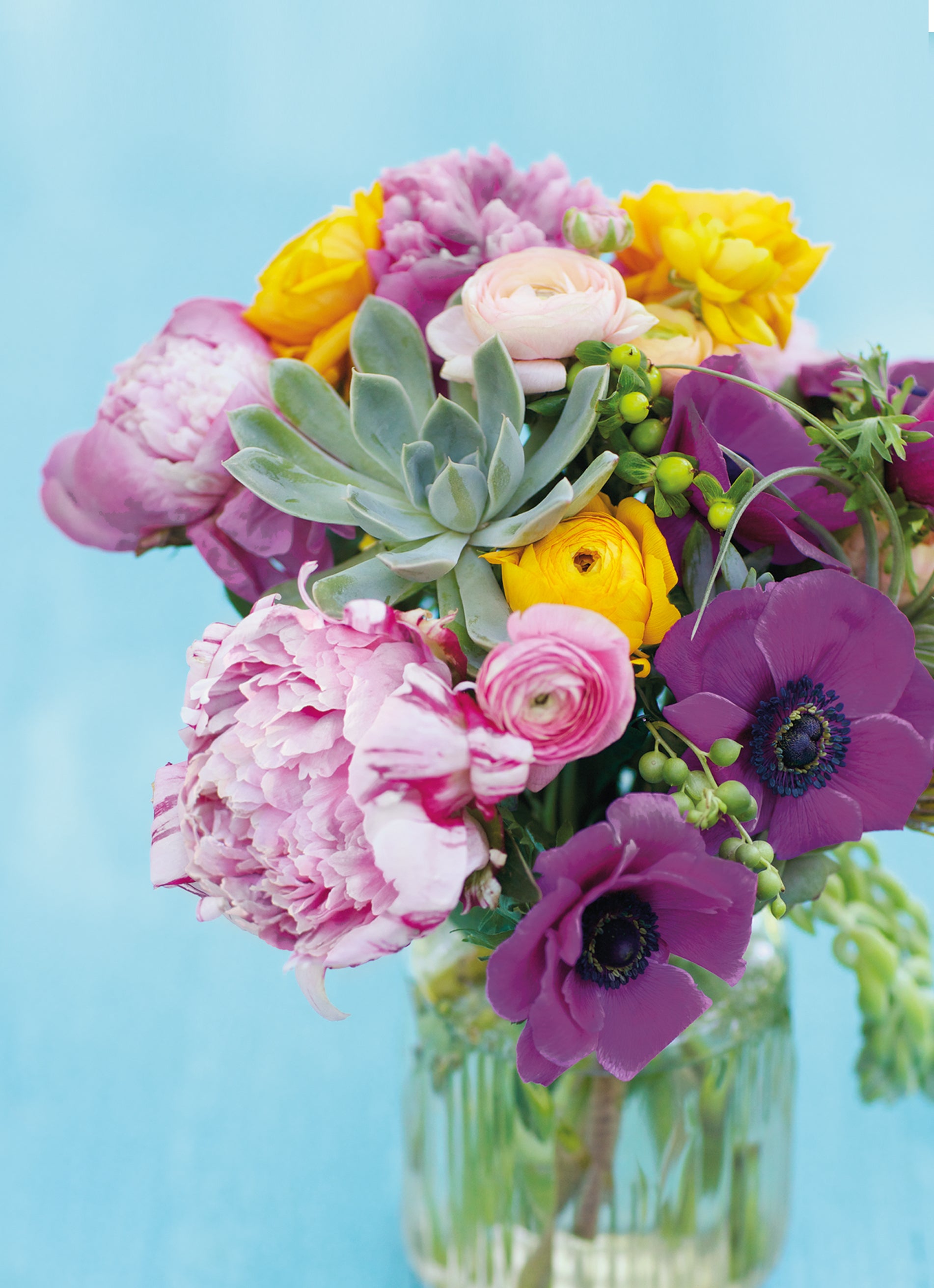 Multicoloured Floral Arrangement