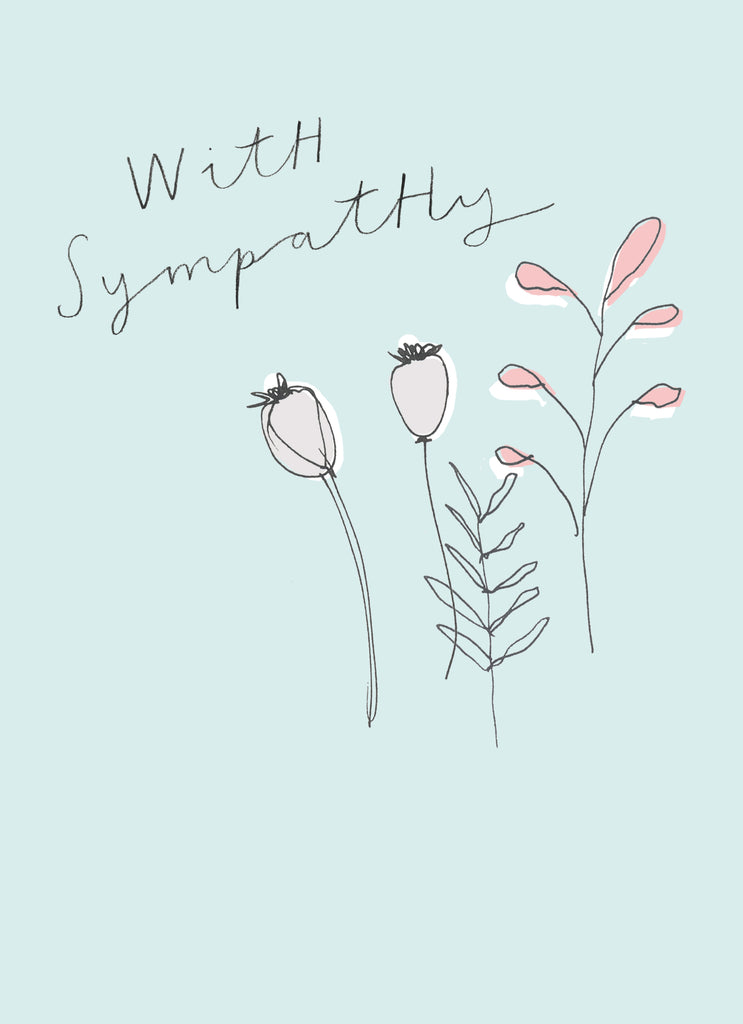 Classic With Sympathy Sketch Florals