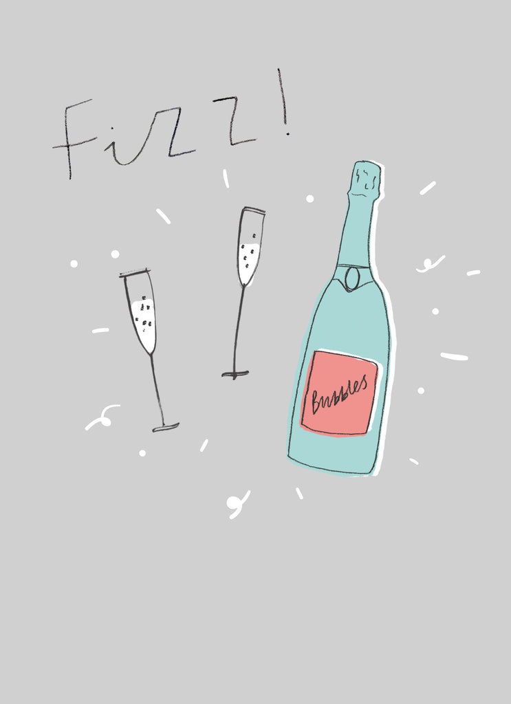 Classic Congratulations Bottle Glasses Fizz