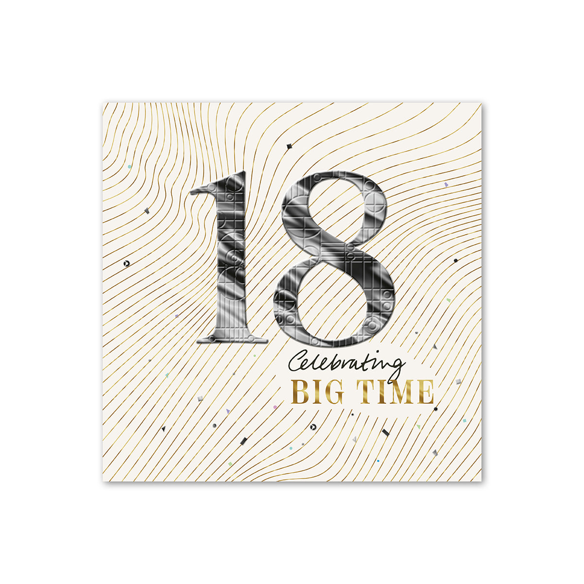 Hallmark 18th Birthday Card - Celebrating Big Time