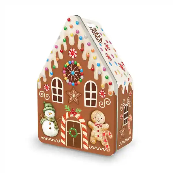 VPC Christmas House Shortbread Tin 180g