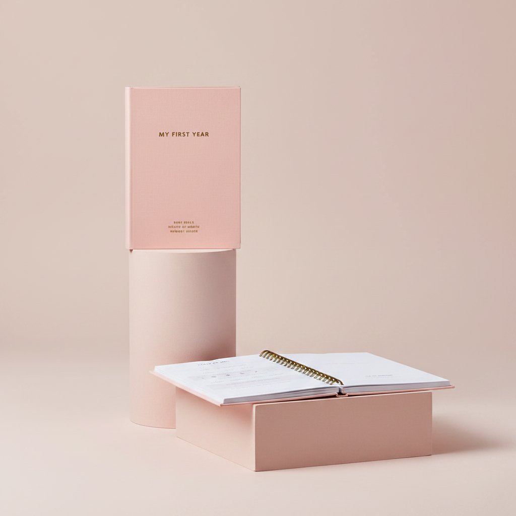 My First Year Baby Book - Pink