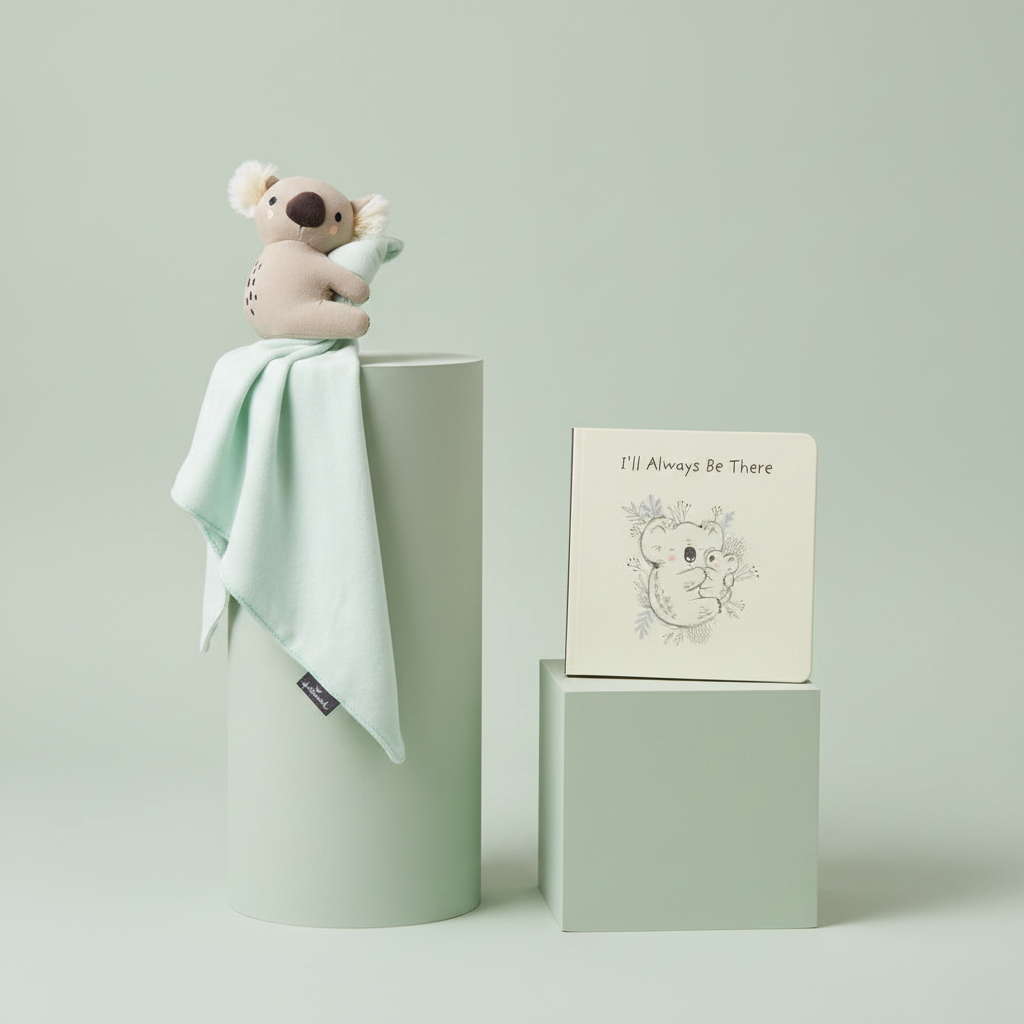 Koala Book and Comforter Set