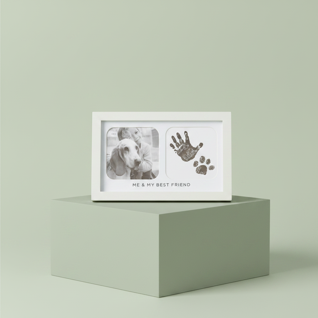 Me & My Best Friend Handprint Picture Frame
