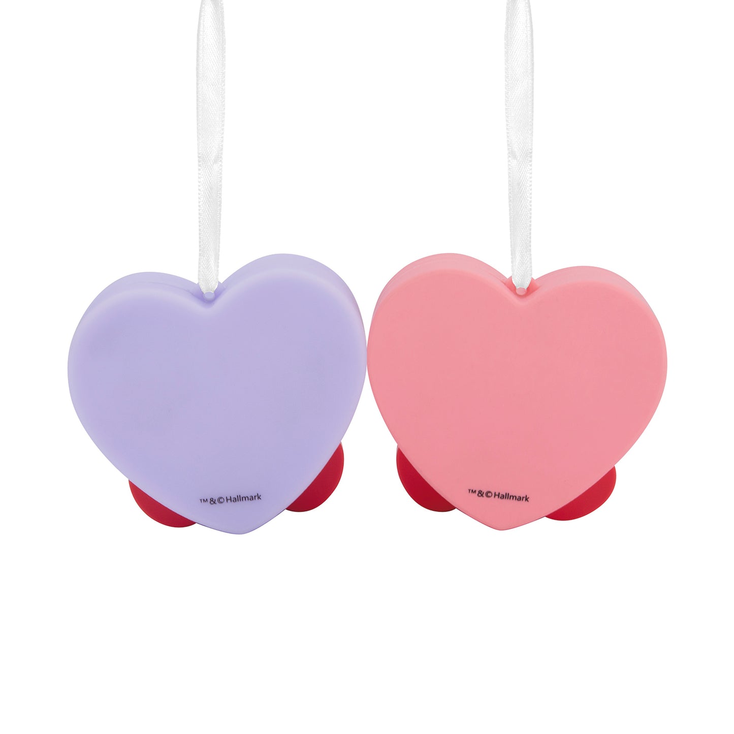 Better Together Candy Hearts, Magnetic, Shatterproof, Set of 2 - Hallmark Christmas Ornaments