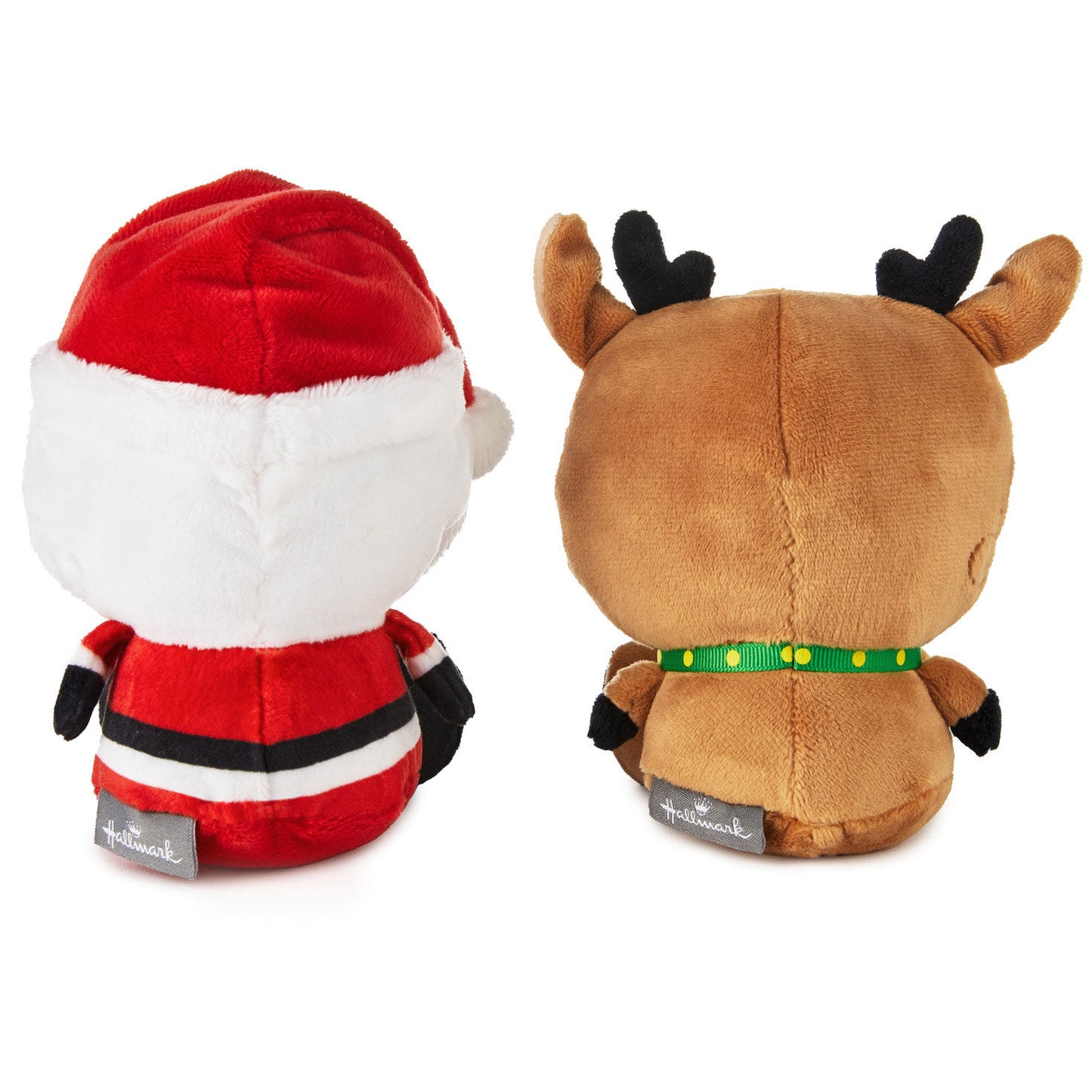Better Together Santa and Reindeer Magnetic Plush Pair, 5.75",