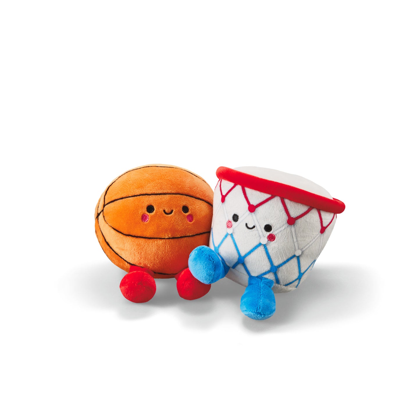 Better Together Basketball and Hoop Magnetic Plush Pair, 6" H