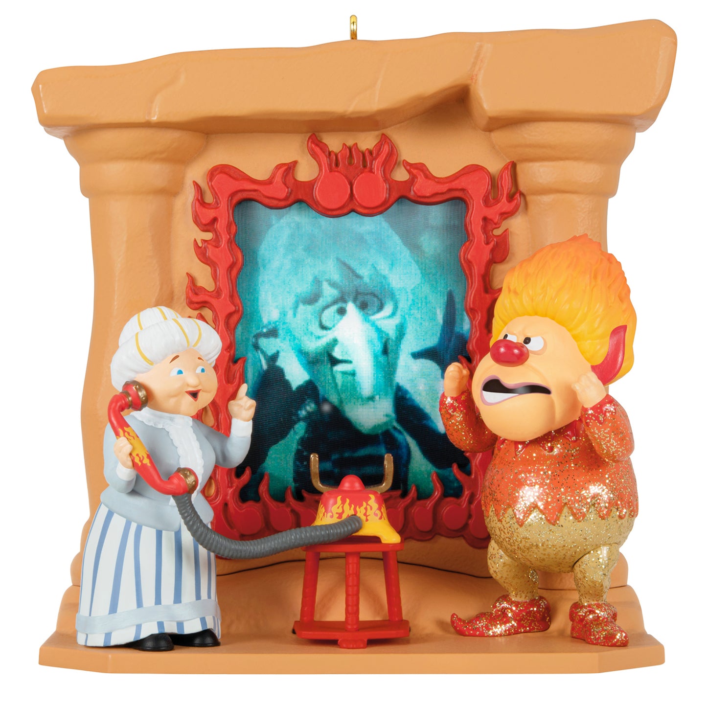 The Year Without a Santa Claus Hello? This is Mrs. Claus — 2026 Hallmark Keepsake Christmas Ornament featuring Mrs. Claus and Heat Miser, detailed design.
