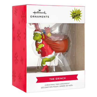 Hallmark Christmas Ornament - Dr. Seuss's How the Grinch Stole Christmas! Grinch in Santa Suit