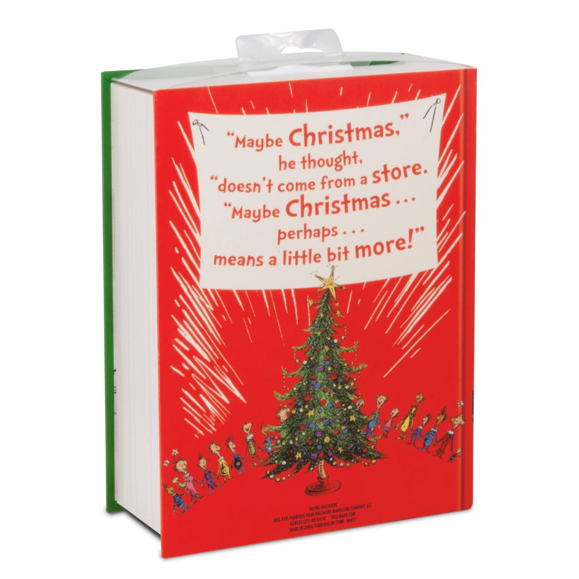 Hallmark Christmas Ornaments - Dr. Seuss's How the Grinch Stole Christmas! Grinch and Cindy-Lou Who, Set of 2, themed storage box with festive design.