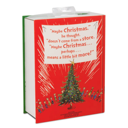 Hallmark Christmas Ornaments - Dr. Seuss's How the Grinch Stole Christmas! Grinch and Cindy-Lou Who, Set of 2, themed storage box with festive design.
