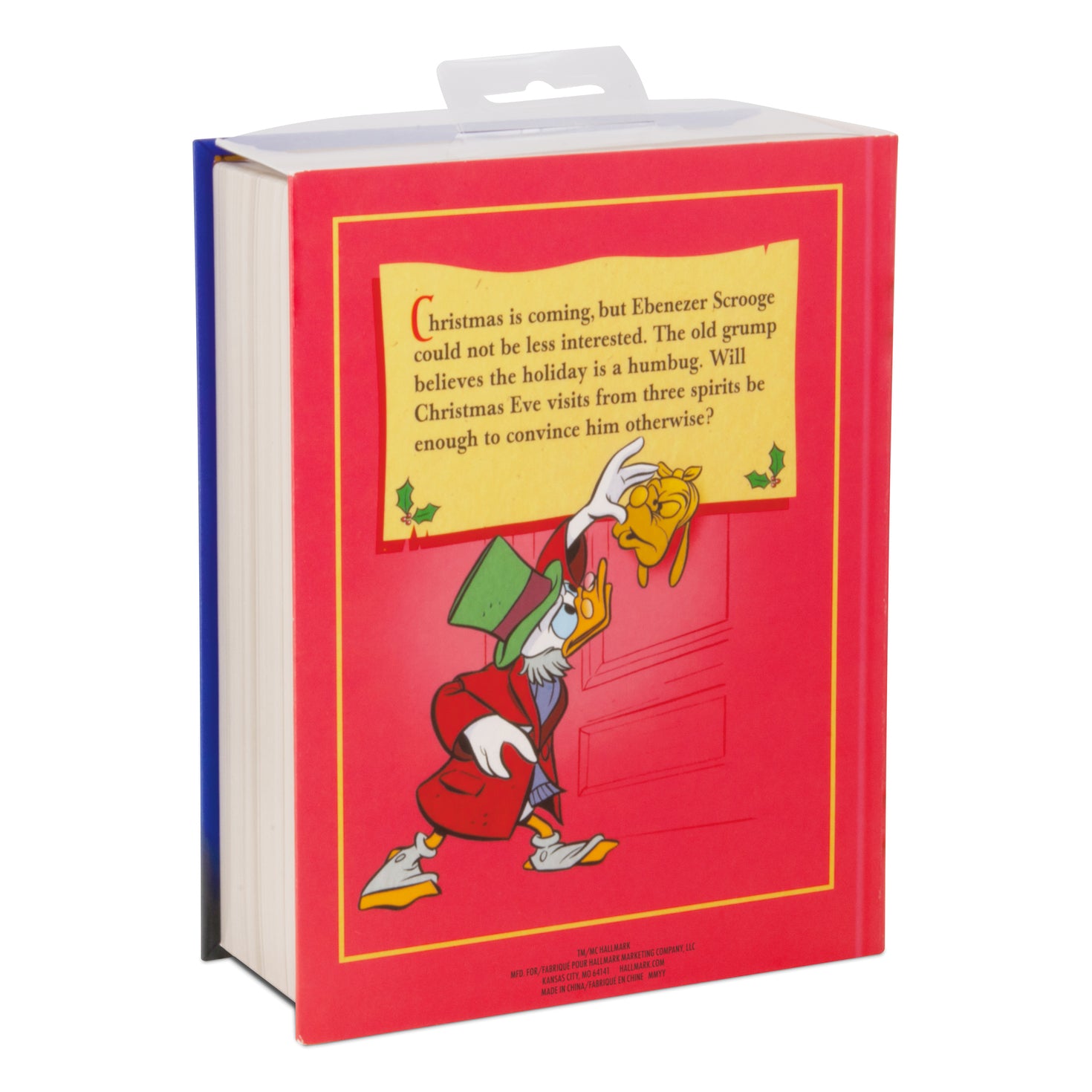 Hallmark Christmas ornaments - Disney Mickey's Christmas Carol, Set of 2 in themed gift box featuring Ebenezer Scrooge design.