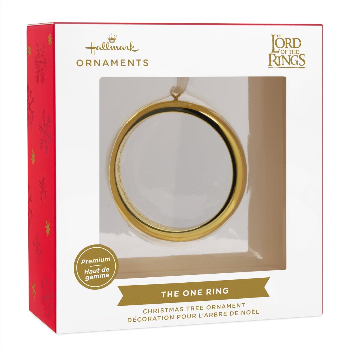 Hallmark Christmas Ornament - The Lord of the Rings One Ring Metal