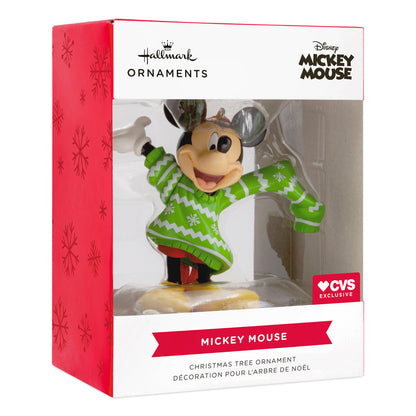 Hallmark Christmas Ornament - Disney Mickey Mouse in Christmas Sweater