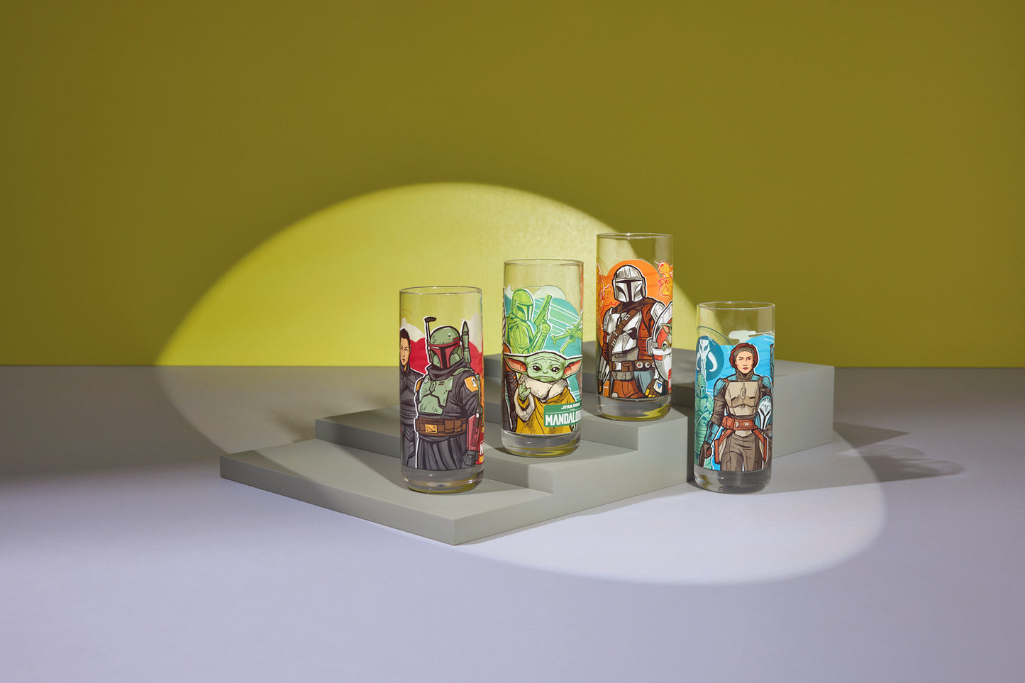 Star Wars™: The Mandalorian™ Drinking Glasses, Set of 4