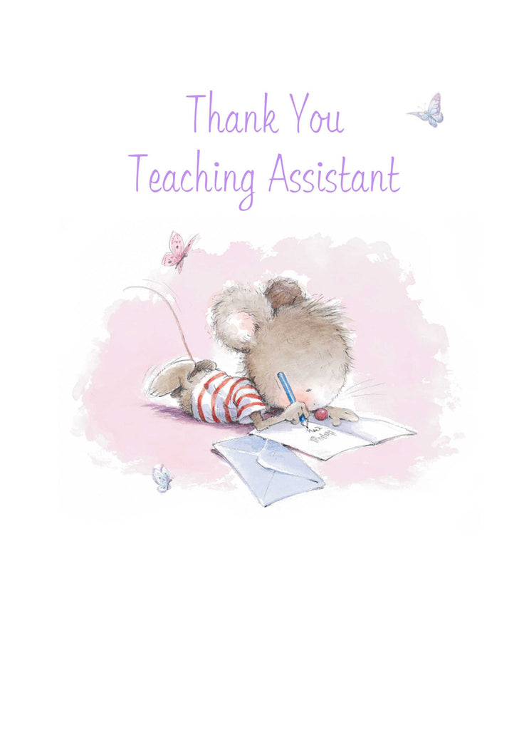 Thank You Teaching Assistant Cute Editable