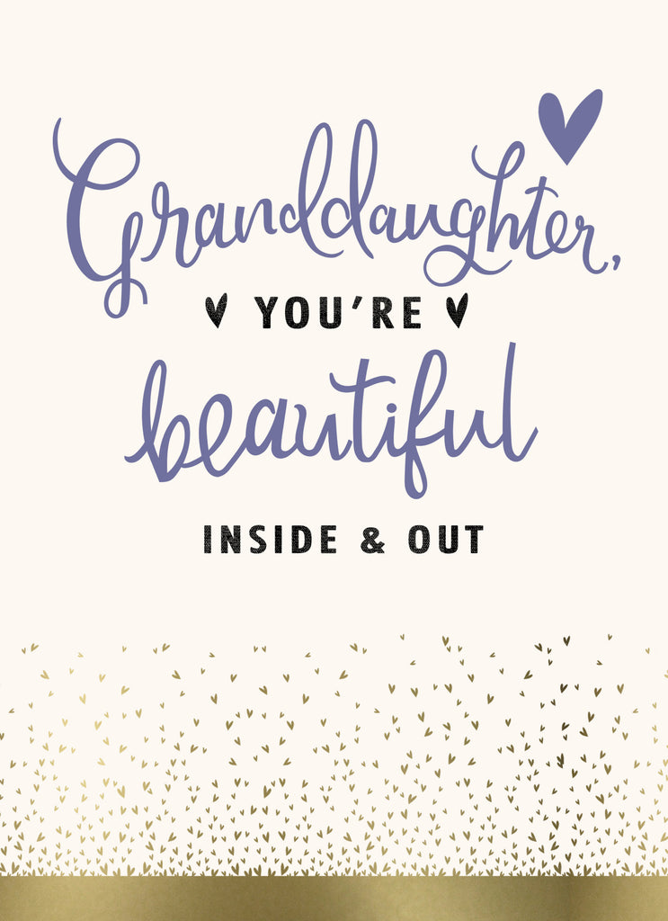 Classic Granddaughter Birthday Text Beautiful