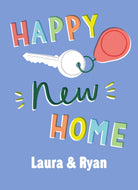 Contemporary New Home Congrats Editable Keys