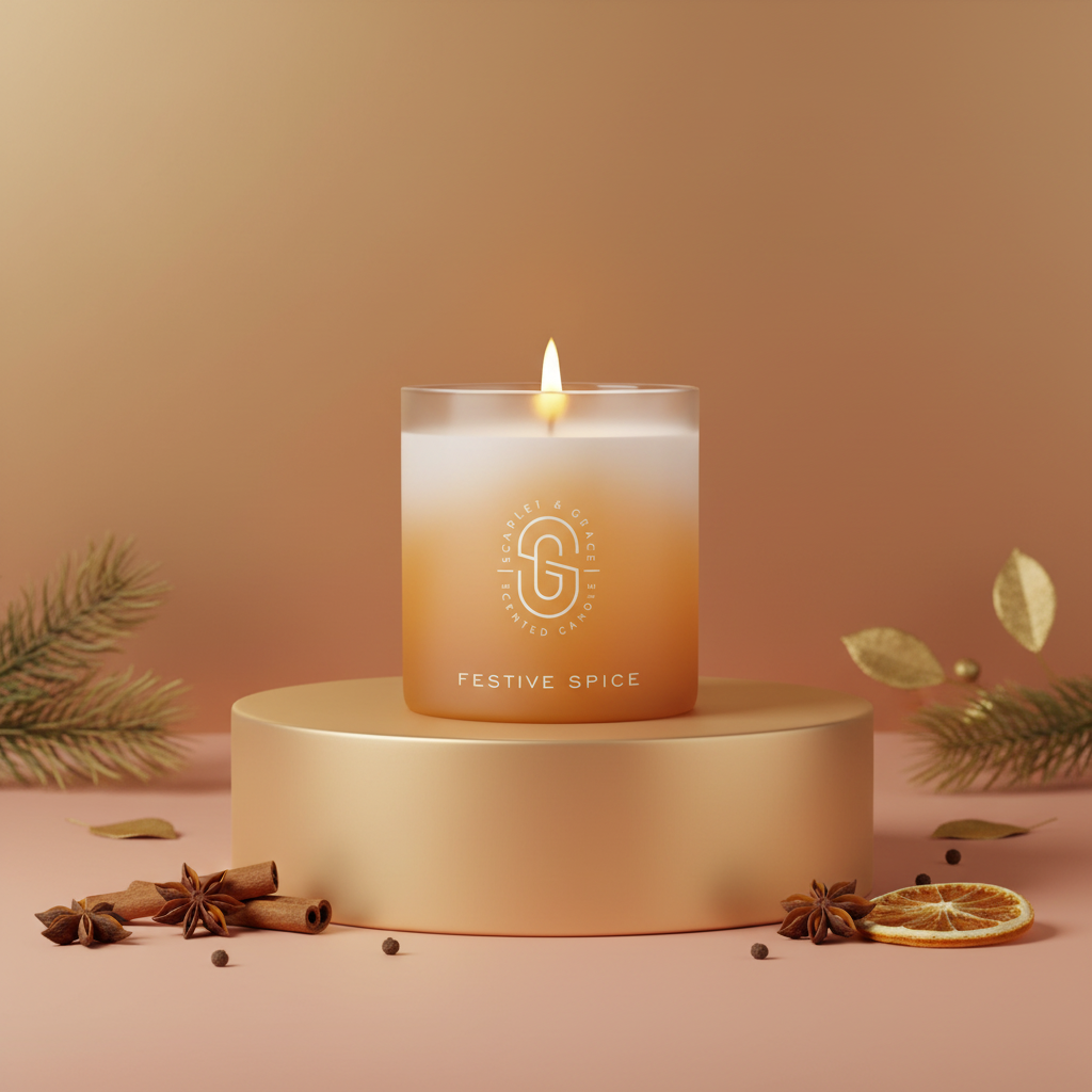 Christmas Candle Festive Spice – 120g (Limited Edition)