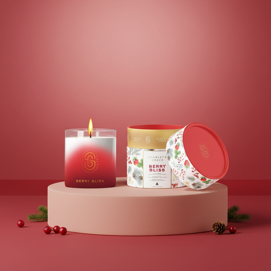 Christmas Candle Berry Bliss – 120g (Limited Edition)
