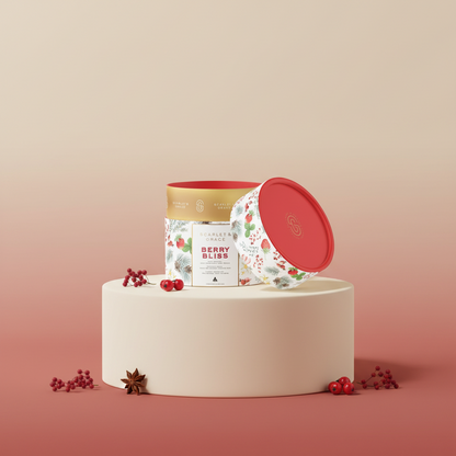 Christmas Candle Berry Bliss – 120g (Limited Edition)