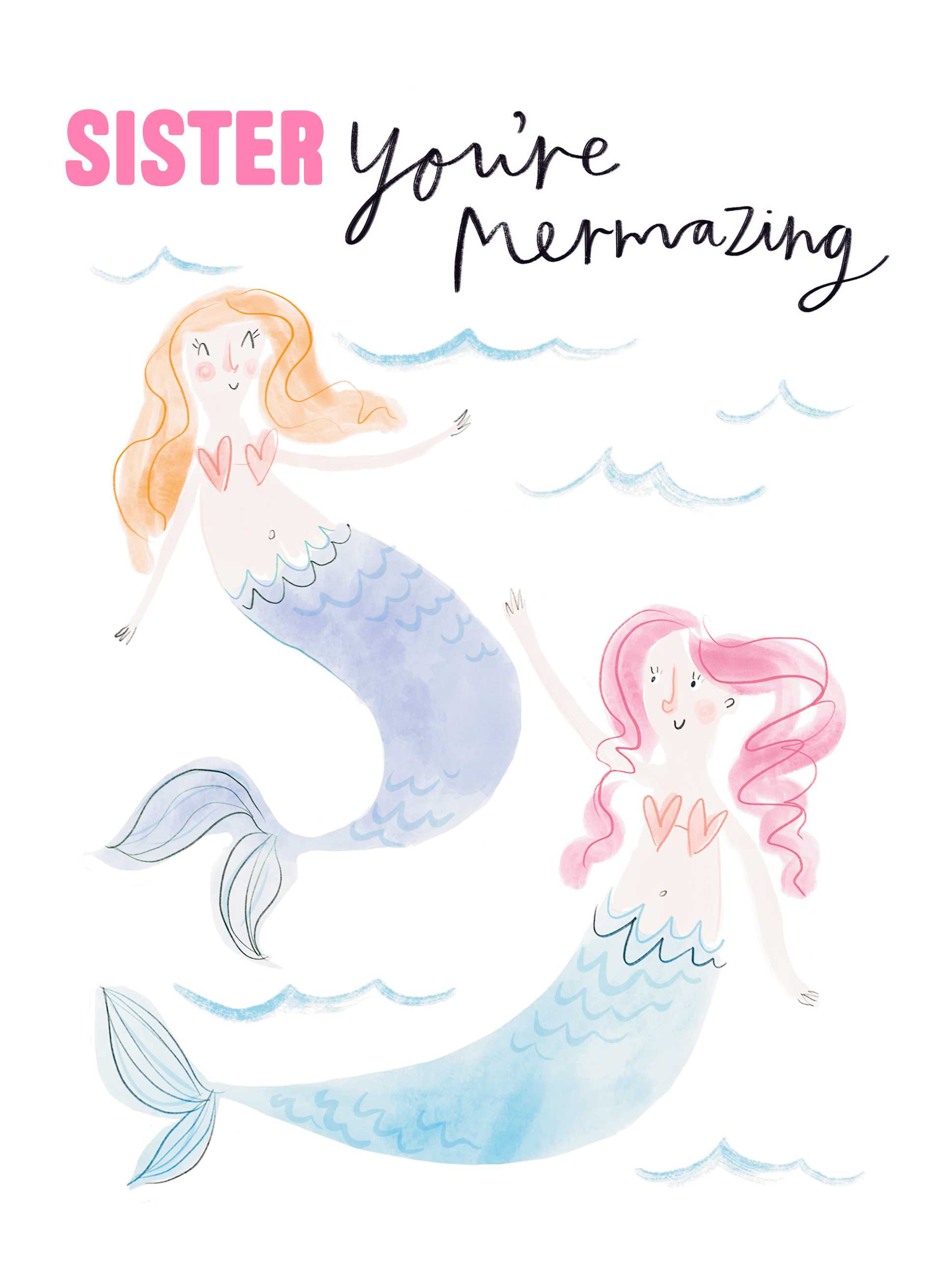 Sister Youre Amazing Mermaid Editable