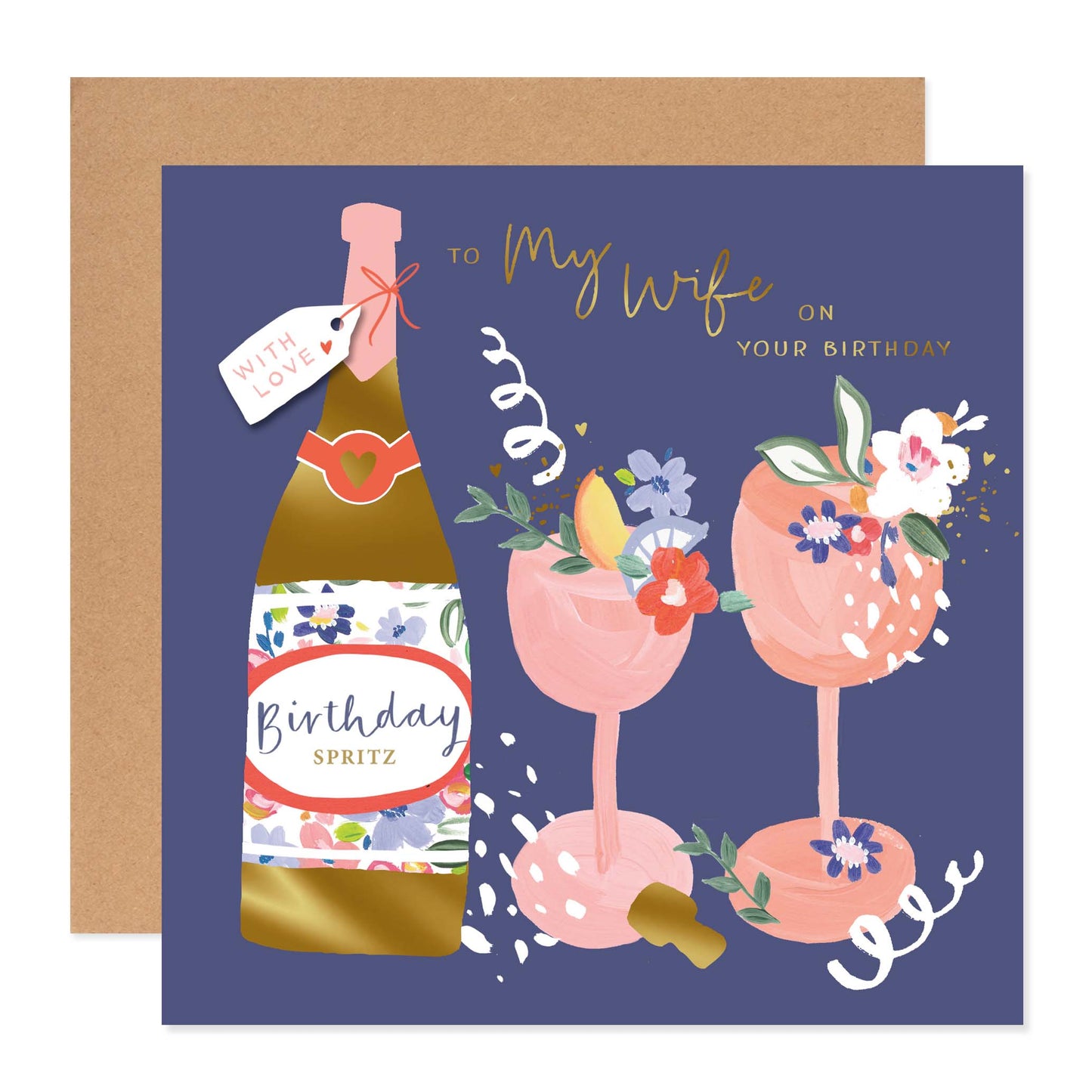 Hallmark Birthday Card For Wife - Birthday Spritz