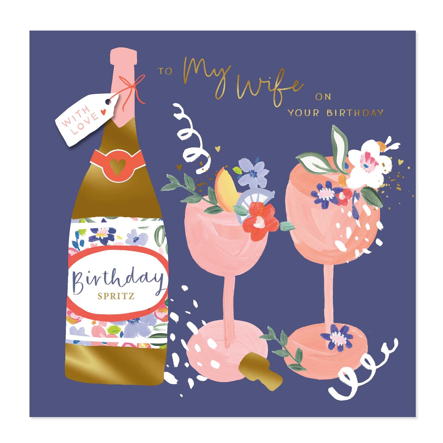Hallmark Birthday Card For Wife - Birthday Spritz
