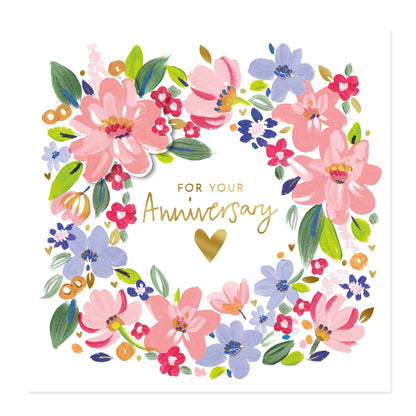 Hallmark Anniversary Greeting Card - Love & Congratulations