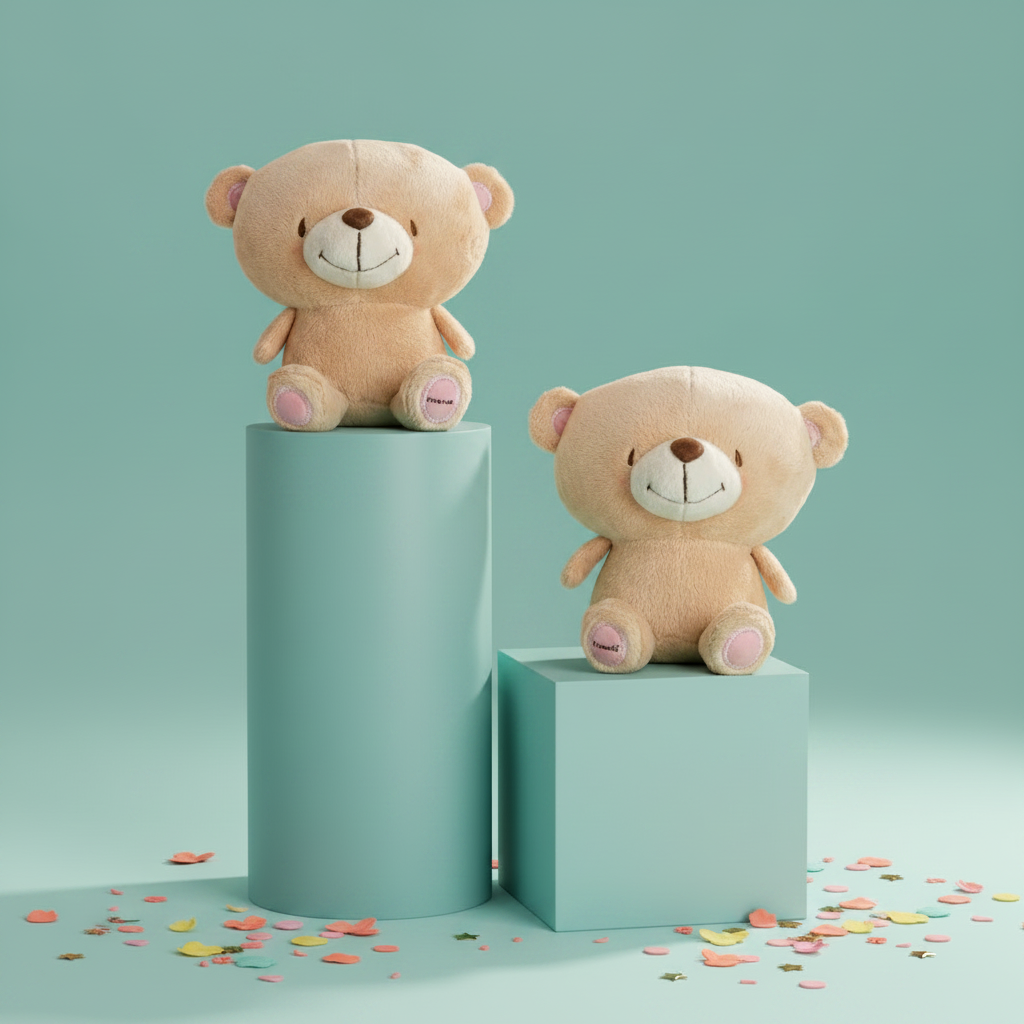 Forever Friends Better Together - Magnetic Plush Pair