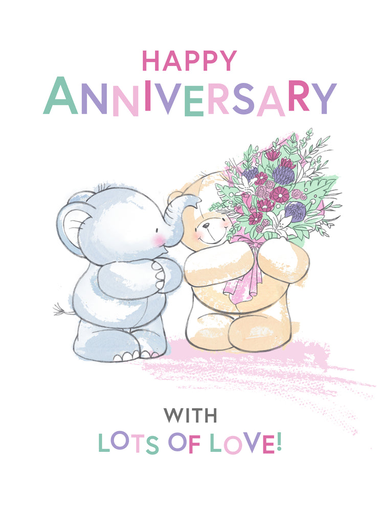 Anniversary Cute Love Teddies