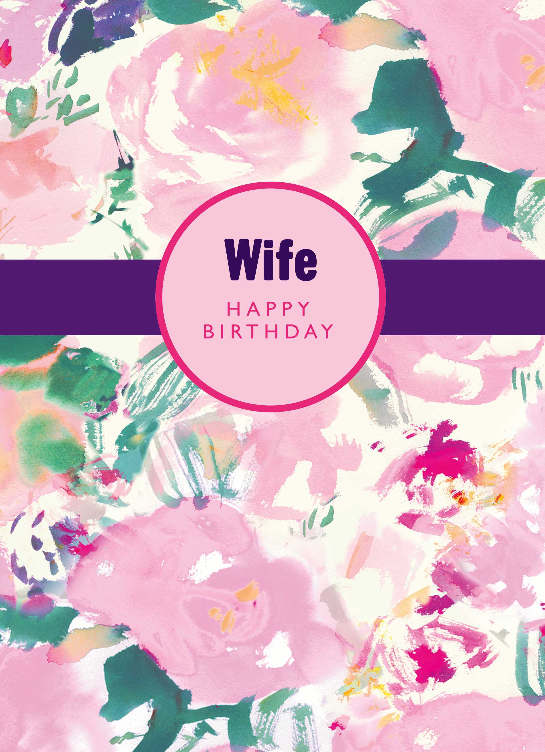 Wife Classic Flowers Editable Design