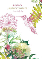 Traditional Birthday Illustrated Hummingbird