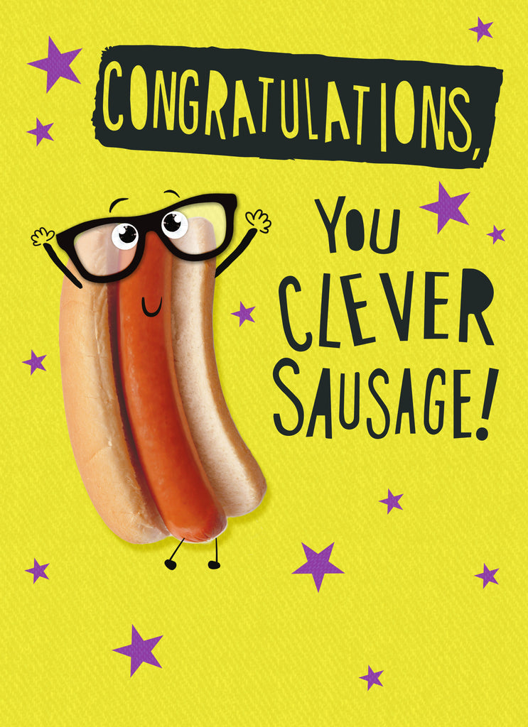 Funny Congratulations Photo Clever Sausage