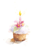 Traditional Gallery Cupcake Candle