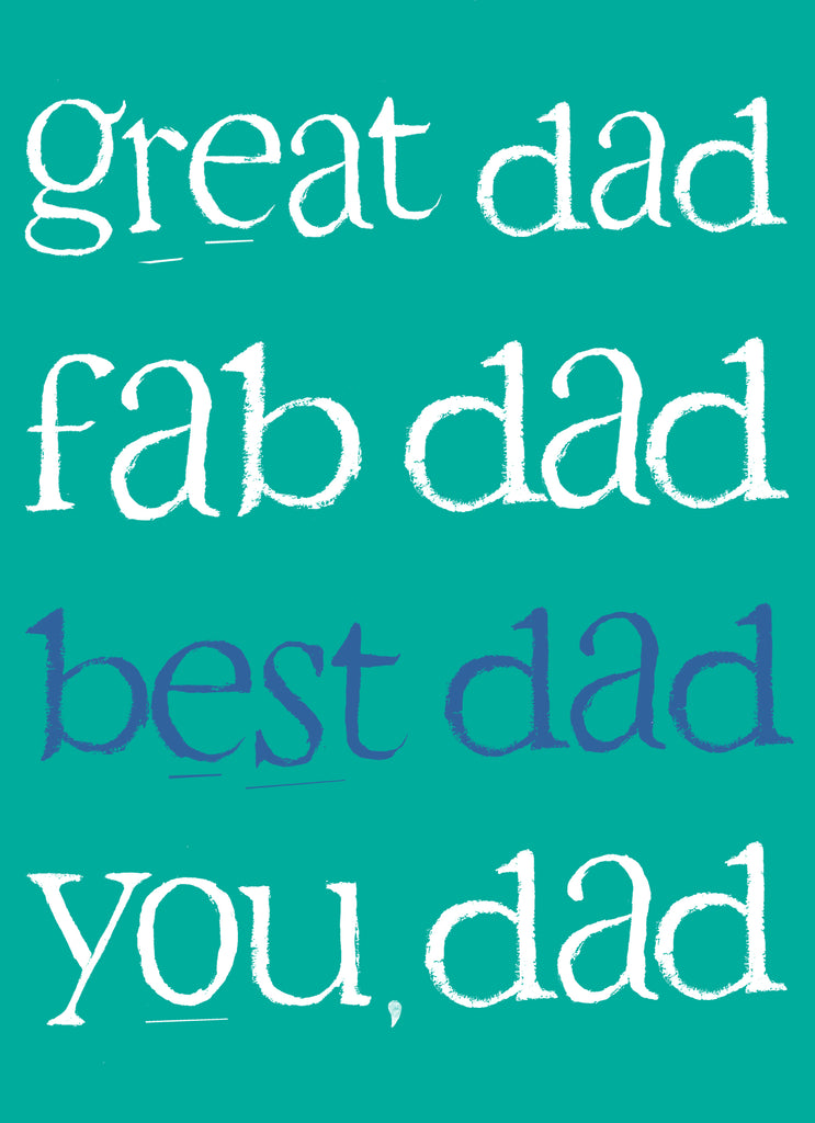 Dad Great Fab Best Text Based Contemporary