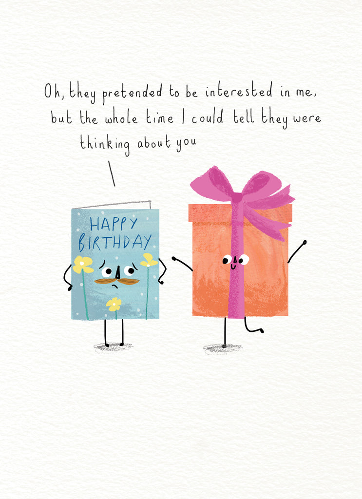 Funny Birthday Card Gift Thinking About You
