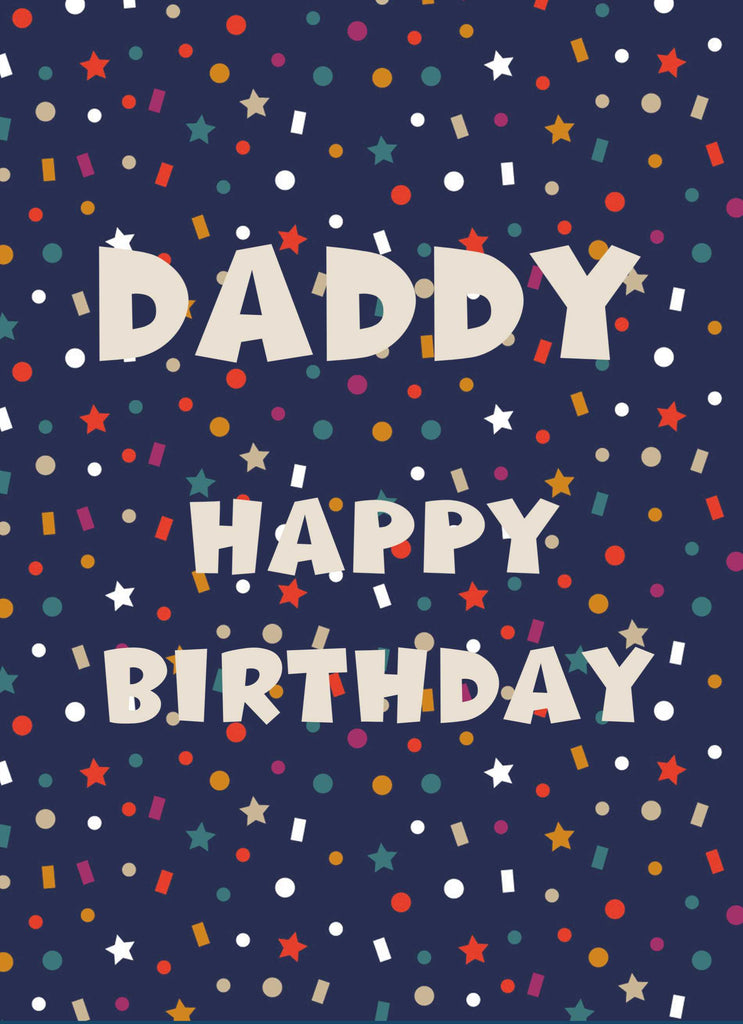 Daddy Happy Birthday Editable Text Classic