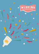 Contemporary Wedding Congrats Party Popper