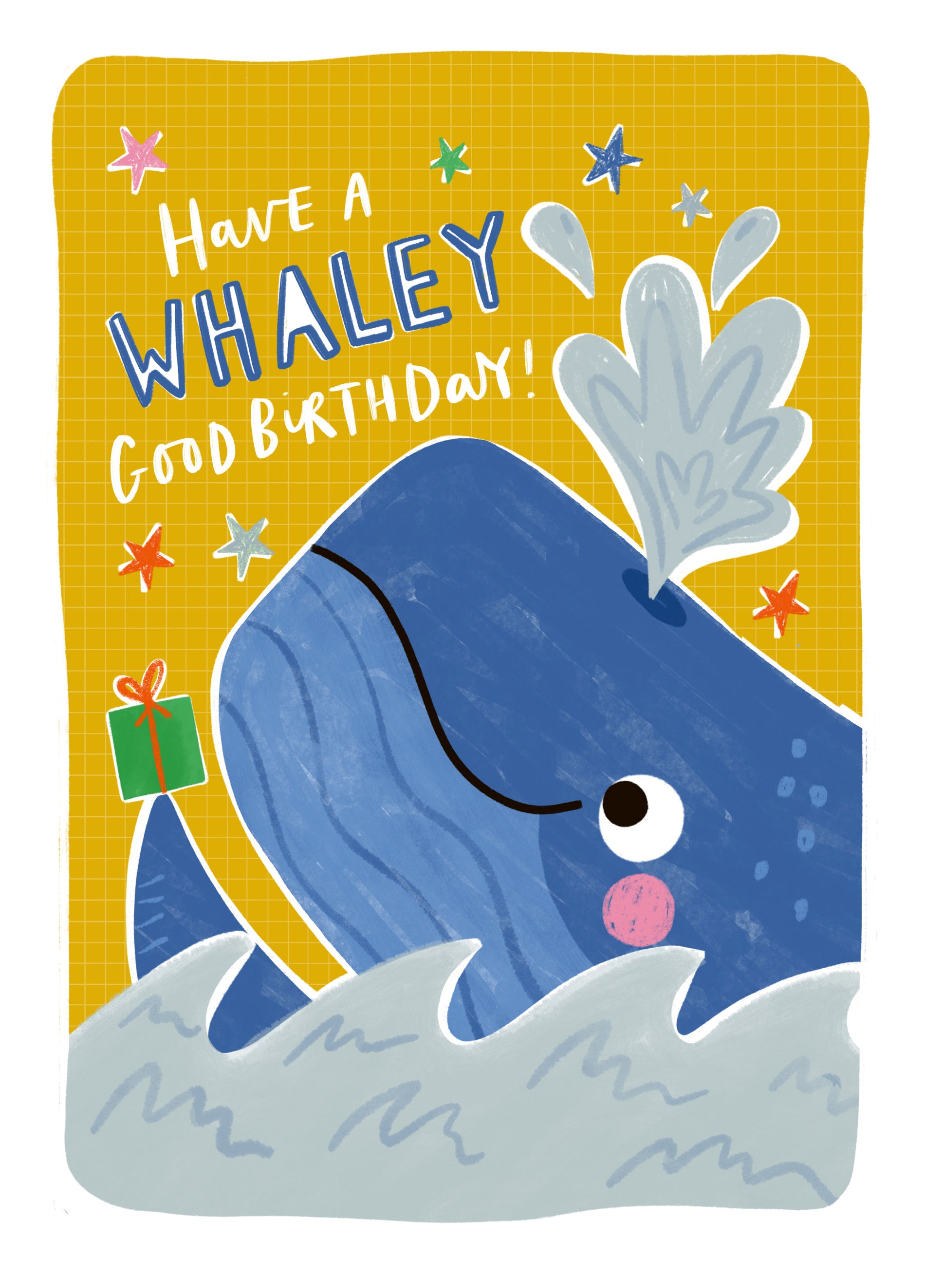 Funny Whale Kids Birthday