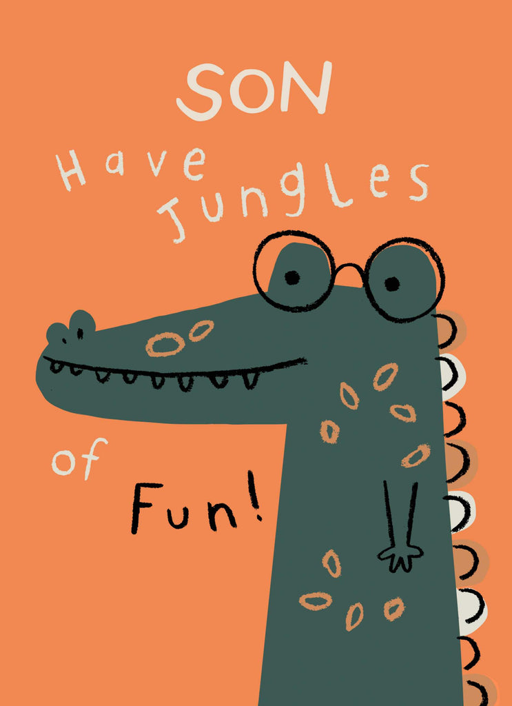 Son Cute Crocodile Jungles Fun