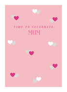 Mum Multicoloured Love Hearts Pattern