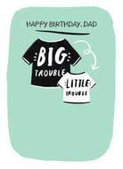 Dad Happy Birthday Big Small Shirt