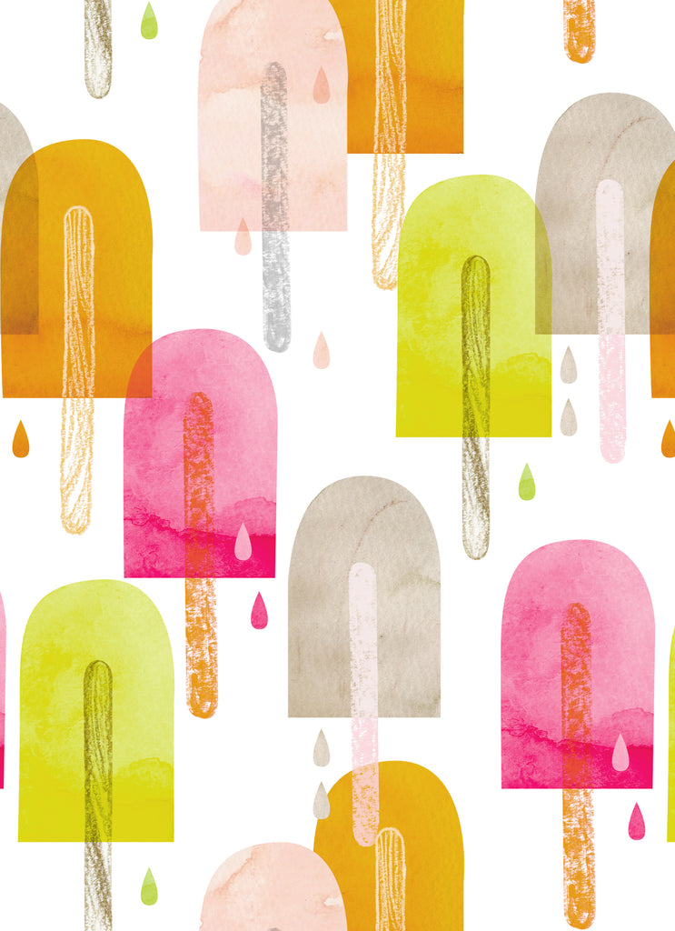 Colourful Ice Lolly Sticks