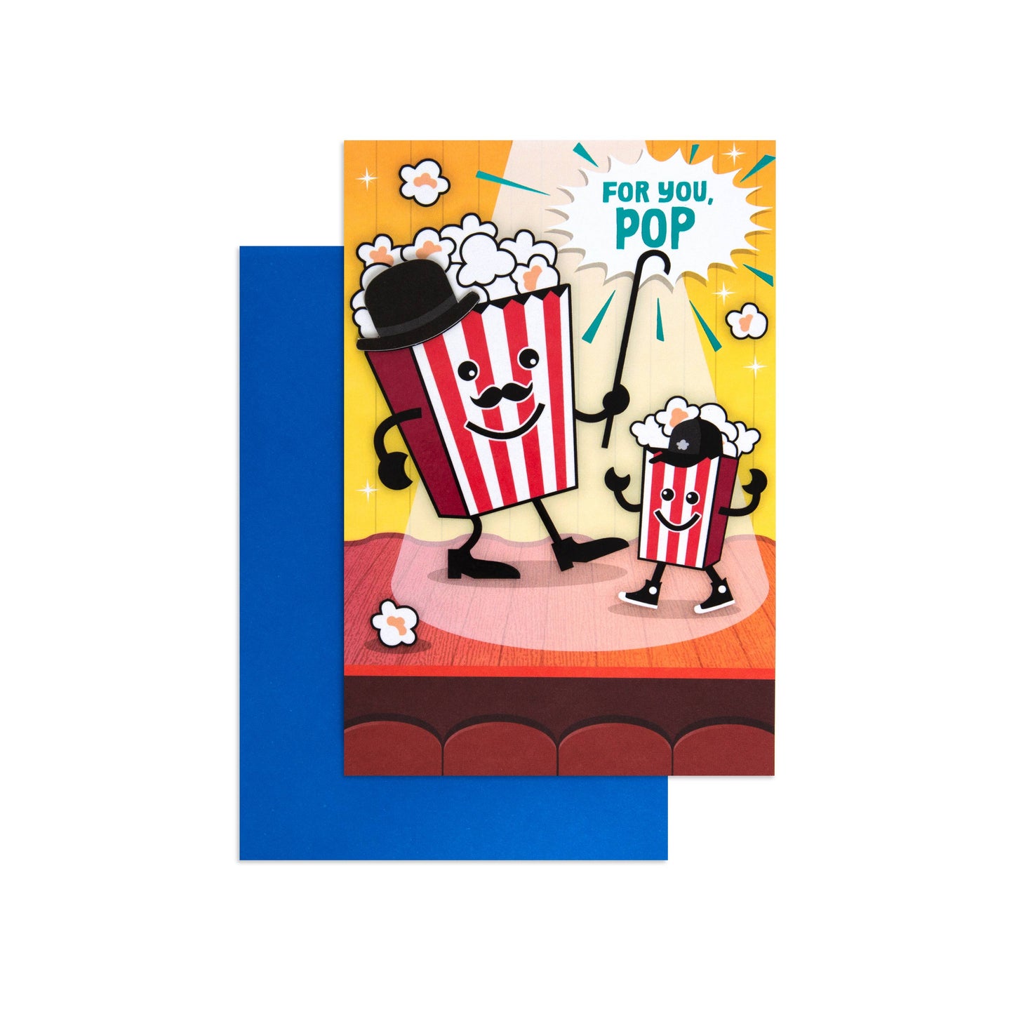 Hallmark Father's Day Card -  Dancing Popcorn