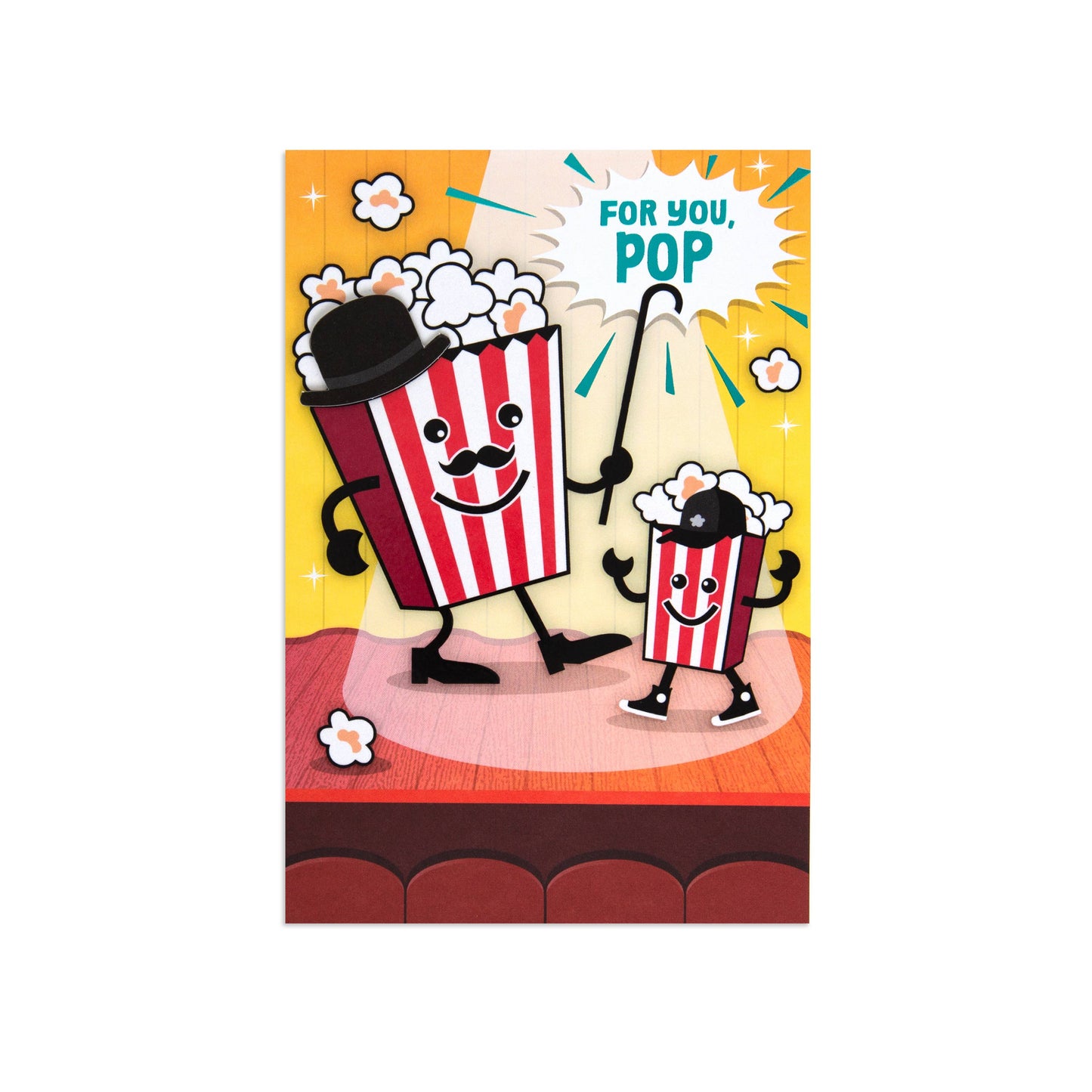 Hallmark Father's Day Card -  Dancing Popcorn